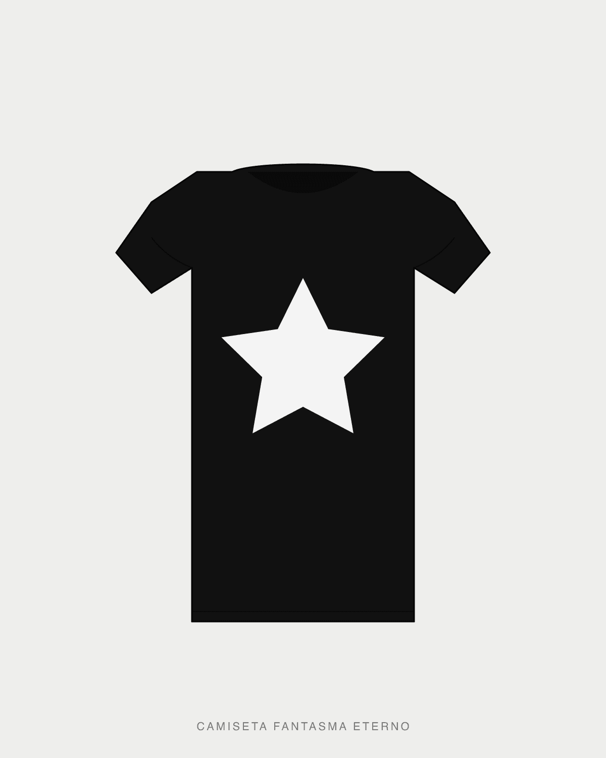 Camiseta Fantasma Eterno — front