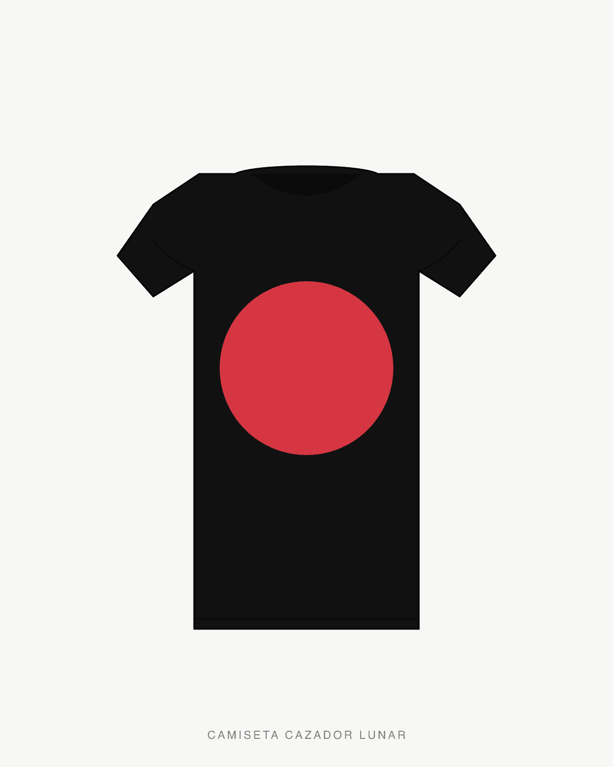 Camiseta Cazador Lunar — front