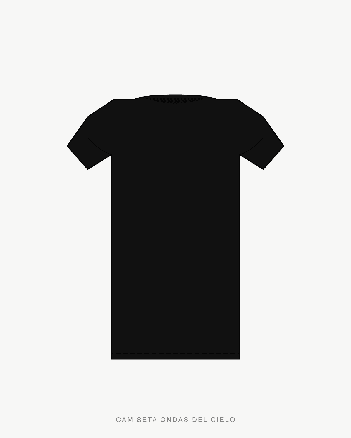 Camiseta Ondas del Cielo — front