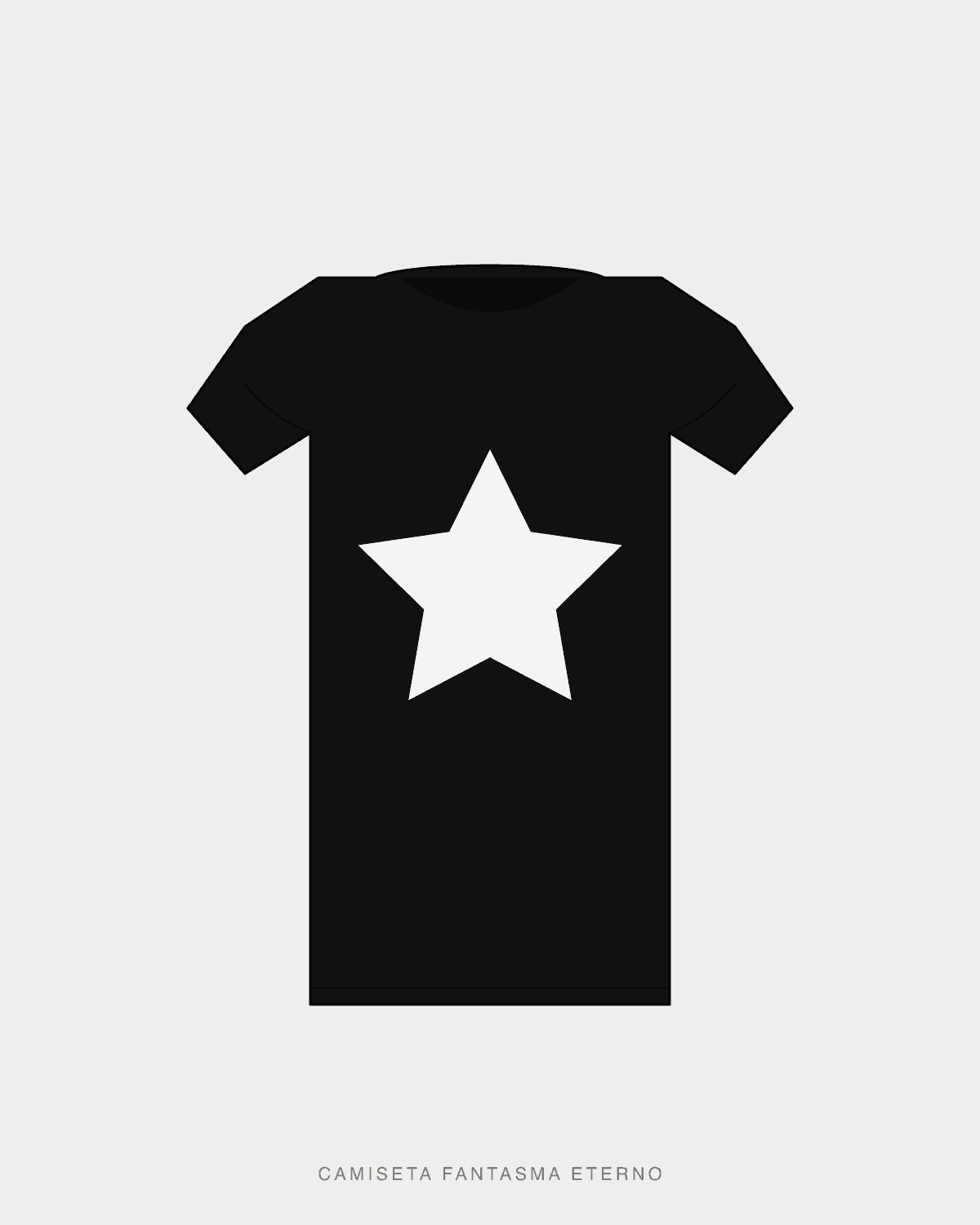 Camiseta Fantasma Eterno — front