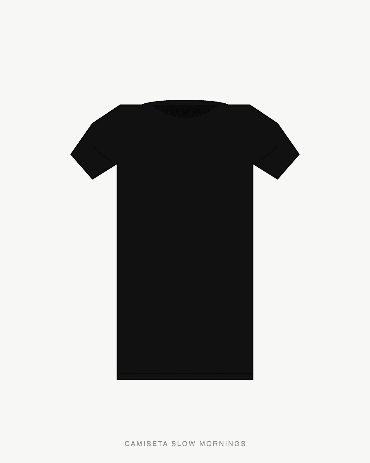 Camiseta Slow Mornings — front
