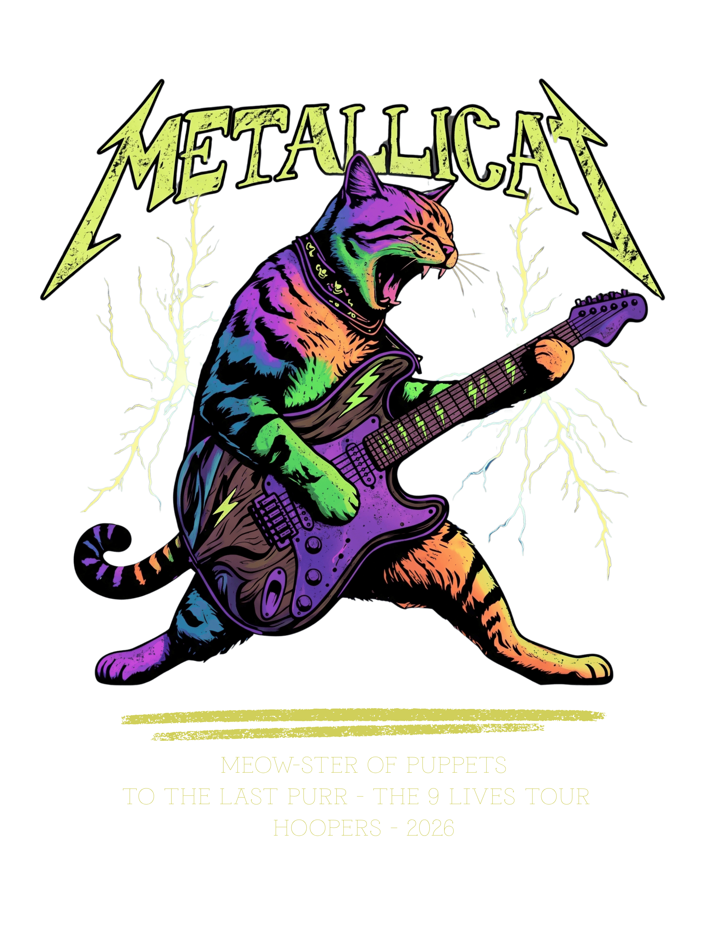 Estampado Metallicat — Colección Rebel Cats