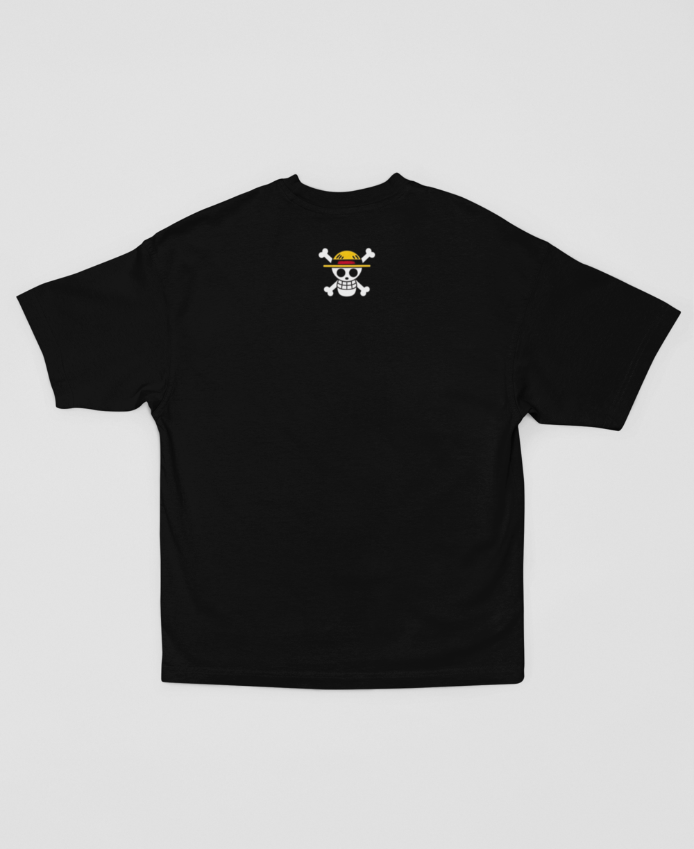 Camiseta - One Piece Luffy Negra